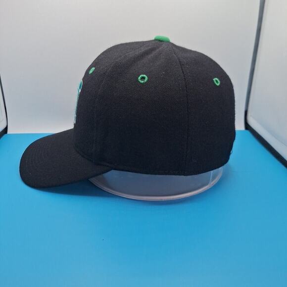 Marshall Thundering Herd Fitted 6 7/8 Hat Cap Black - Picture 3 of 7